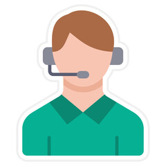 Call Center Agent Icon