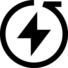 renewable energy solid icon