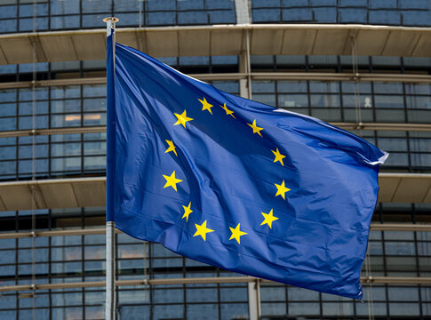 EU parliament in Strasbourg, Alsace, France, Eruope