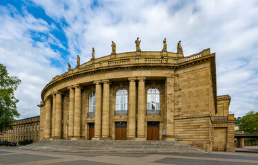 The National Theatre and State Opera, Stuttgart. Baden-Wuerttemberg, Germany, Europe