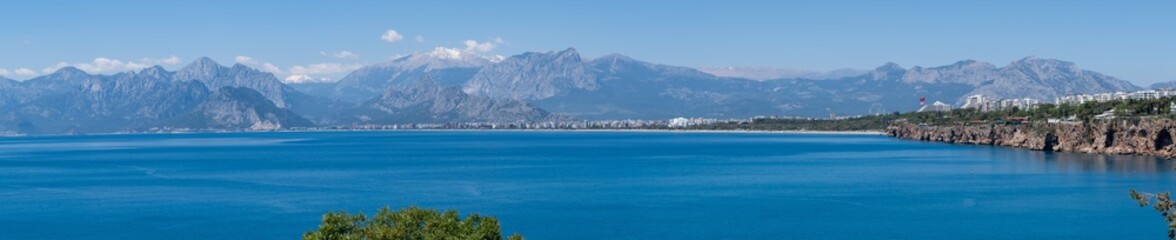 Amazing panoramic view of the bay in Antalya, Turkey - 629859261