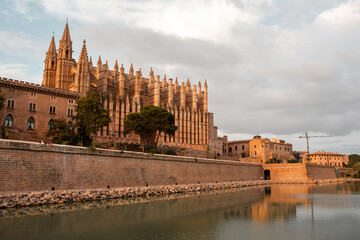 The cathedral of Santa Maria of Palma. Mallorca, Spain.