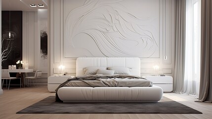 Bedroom design ideas, generative ai