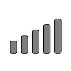 signal icon element with circle template design psd file volume icon template