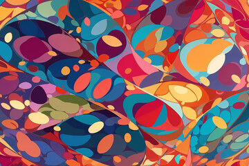 oval shapes pattern for backgrounds