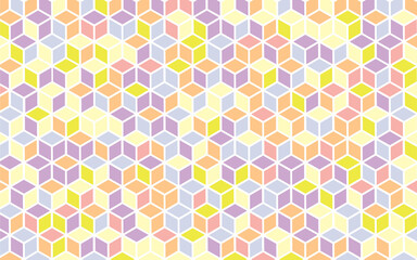 seamless pattern with color box for pattern or background