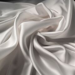 Obraz premium a close up of a white cloth with Generative AI