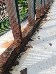 old metal cover rust texture