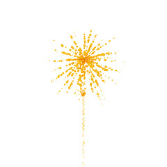 Sparkling fireworks to celebrate,Anniversary party concept.
