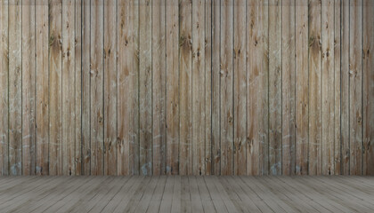 old plank wooden wall