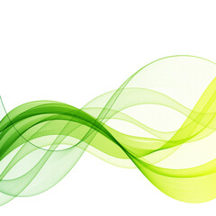 Yellow green wave. Vector layout for advertising, presentations and more. Wave pattern. Design element. eps 10