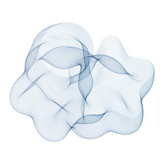 Abstract wave pattern. Blue wave. Decor element. eps 10