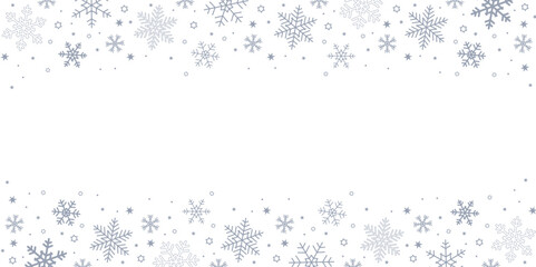 bright banner christmas card with snowflake border vector  EPS10