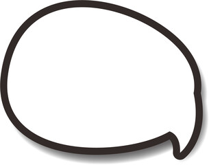 Think talk speech bubbles. Vector blank empty speech bubbles vector illustration, Vector of speech bubbles collections