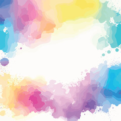 abstract watercolor background with splashes