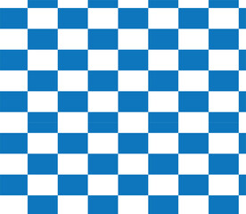 blue and white squares