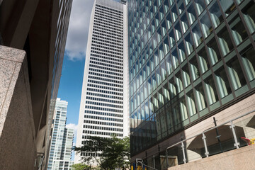 City Street Building View, Montreal, Quebec, Canada