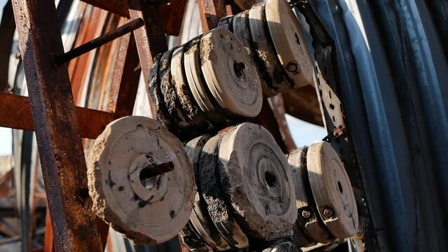 the aftermath of a gym fire, a close-up of charred weights
the concept of war kills sport
the ruins of a large shopping center with a sports hall after a fire
destroyed civil infrastructure in Ukraine
