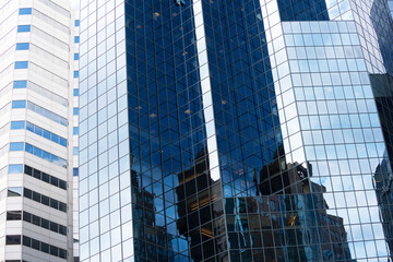 Naklejka premium City Street Building View, Montreal, Quebec, Canada