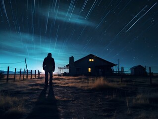 Fototapeta premium Faszination des Universums: Die bewunderte Milchstraße