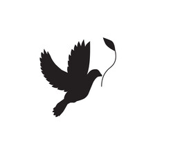 illustration of a flying bird