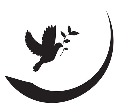 recommend clip art: dove with peace sign