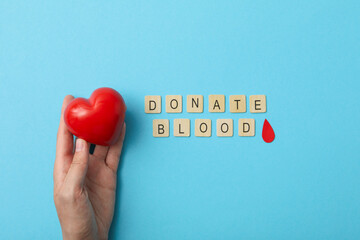 Blood donation, concept of awareness and donation
