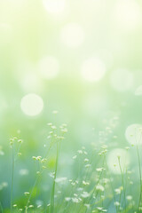 Blurred natural background