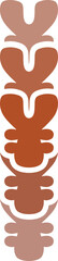 Bold Retro Stacked Symbol Currency Yen