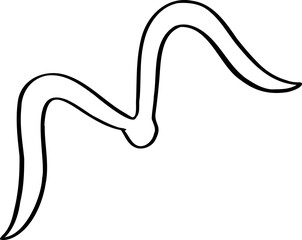 hand drawn bird illustration.