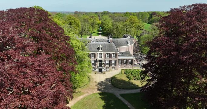 Kasteel Groeneveld, in Baarn, The Netherlands. Country estate castle.
