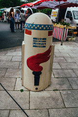 Foto de una señal en las calles de Francia.