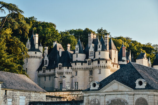 Foto de un castillo en el Valle del Loire, Francia.