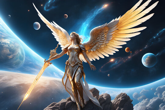 Angel in the universe, Generative AI