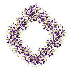 decor confetti glitter, template for anniversary, award ceremonies.