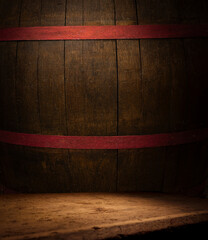 background of barrel shape, free, empty, space. High quality photo