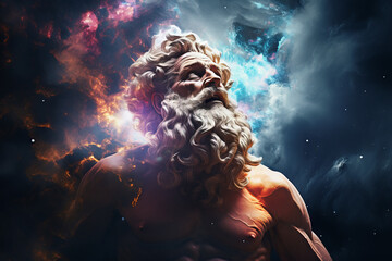 The almighty ancient Greek god Zeus - 629929858