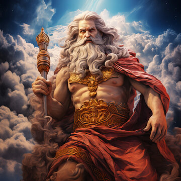 The almighty ancient Greek god Zeus