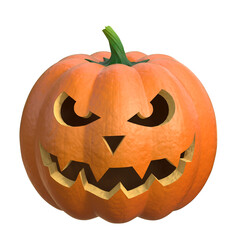 Halloween Pumpkin Jack O Lantern 3d rendering