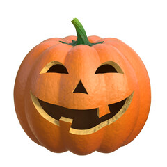 Halloween Pumpkin Jack O Lantern 3d rendering