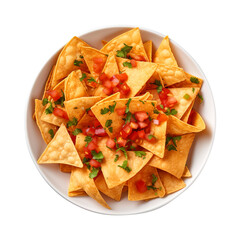 nachos and salsa created with Generative AI