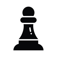 Trendy vector of chess pawn in editable style, strategy in modern design style