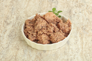 Canned tuna fish for salad