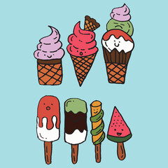 ice cream collection