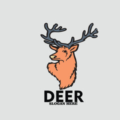 Design logo icon mascot character deer
