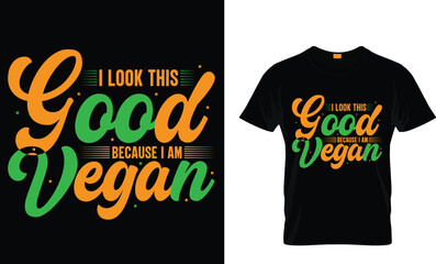 hello i am a... vegan t shirt design