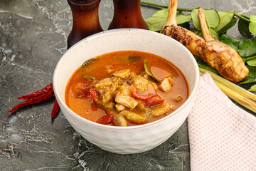 Thai traditional Tom Yum with chicken