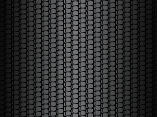 Black metal texture steel background. Perforated metal sheet.