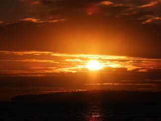 Sunset Mauritius Island