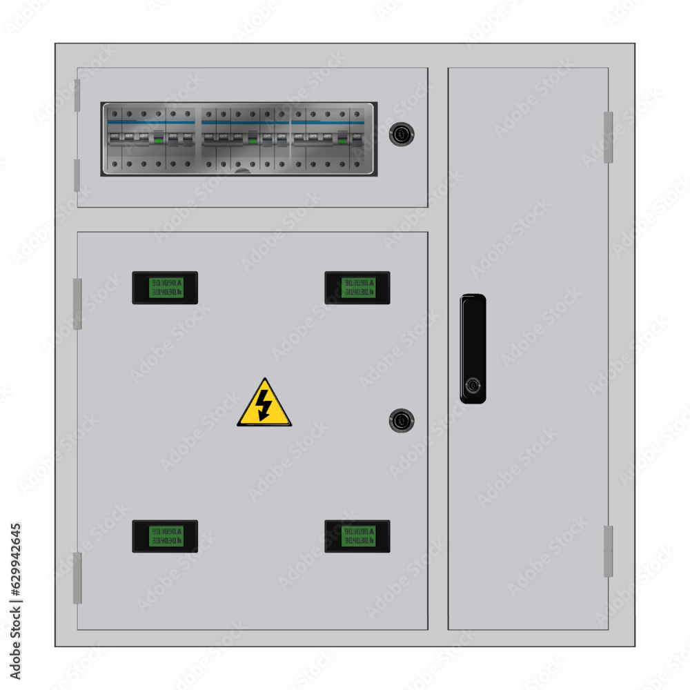 Aufkleber control panel. production control panel and control of computer devices.